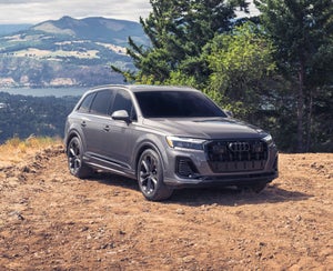 Q7 parked on hill side